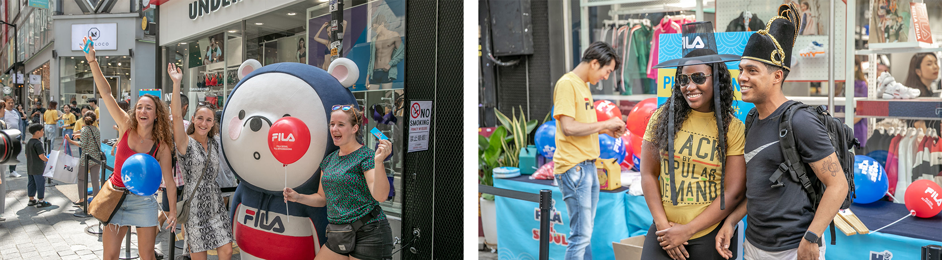 명동 매장
오픈 이벤트