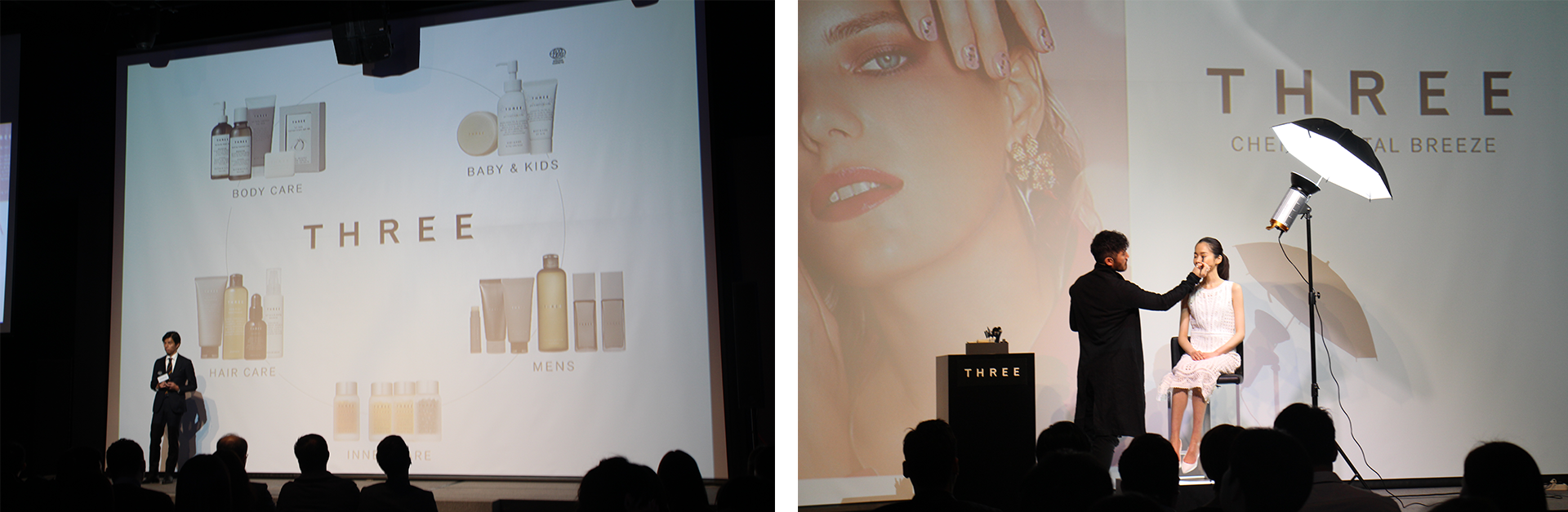 THREE
신제품발표회